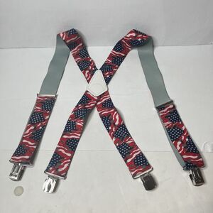SuspenderStore.Com 48" Patriotic MAGA American Flag Suspenders